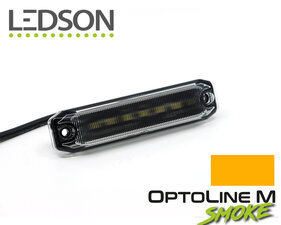 LEDSON - OPTOLINE M - FEU DE POSITION/MARCHE LATÉRALE - *FUMÉE* - ORANGE