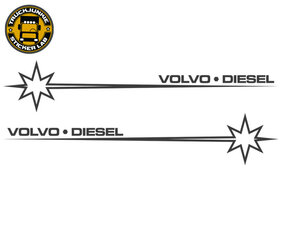 VOLVO-DIESEL - STAR - AUTOCOLLANT