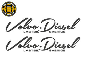 VOLVO-DIESEL - LASTBIL SVERIGE - AUTOCOLLANT