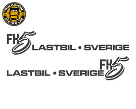 FH5 - LASTBIL SVERIGE - AUTOCOLLANT