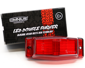 ROUGE - LED DOUBLE BRÛLEUR - OMNIUS