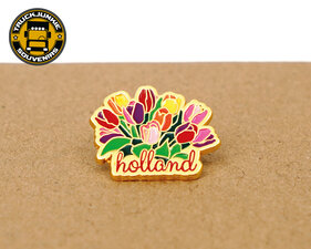 PIN - HOLLAND TULIPS - GOLD