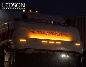Bande de lumière LED orange 50cm 24V autocollant 3M - Tout pour votre  voiture et camion Delrue