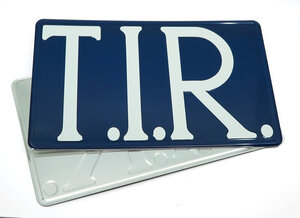 T.I.R. - BLEU - 40 x 25 cm