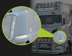 LEDSON - ÉCLAIRAGE DU BOUCLIER D'ANGLE - DUAL COLOR (BLANC/ORANGE)