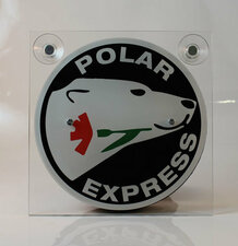 POLAR EXPRESS NOIR/BLANC - LIGHTBOX DELUXE - KIT PLAQUE AVANT
