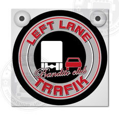 LEFT LANE TRAFFIC - BANDITO CLUB - LIGHTBOX DELUXE - KIT PLAQUE AVANT