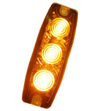 FLASH ULTRA FIN - 3 LED - ORANGE