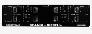 SCANIA DIESEL AB- SUPPORT DE PLAQUE DIMMATRICULATION