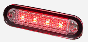 RED - C2-98 LED SIDEMARKER 12-24V