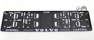 VOLVO - DIESEL LASTBIL - SUPPORT DE PLAQUE DIMMATRICULATION