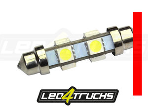 ROUGE - 6xSMD LED 24-28V - FESTOON 